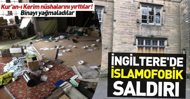 İngiltere’de İslami eğitim merkezine saldırı! Kur’an-ı Kerim nüshalarını yırttılar