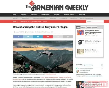 Türkiye’nin gururu İHA ve SİHA’lar Ermeni basınında! İşte hava, kara ve denizde dünyanın en güçlü orduları