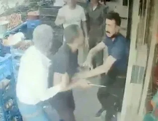 İstanbul'un göbeğinde şoke eden olay! Pazarda bıçaklı vahşet! Önce bıçakladı sonra...