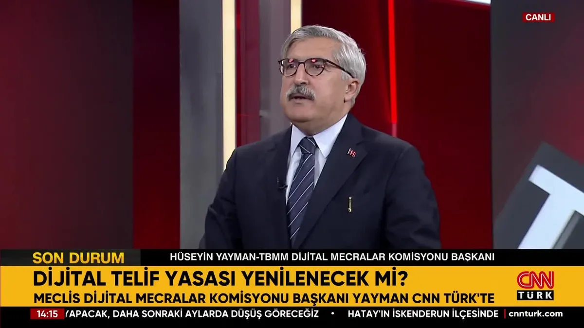 TBMM Dijital Mecralar Komisyonu Başkanı Hüseyin Yayman Dijital Telif Yasası için kritik tarihi açıkladı: Google geliyor