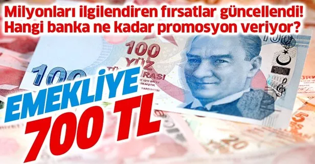 Emekliye 700 TL