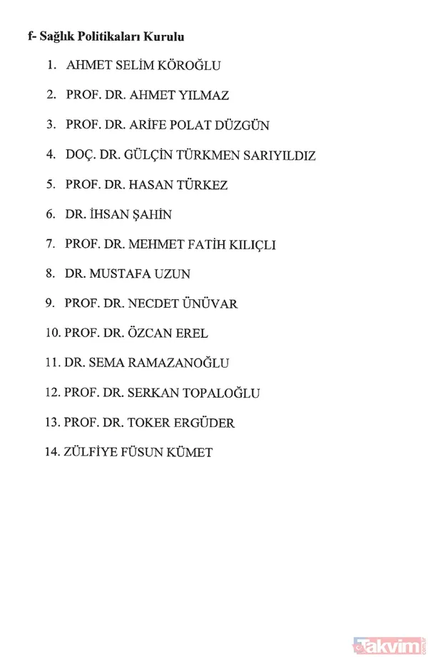 10 ayrı kurula 140 isim | Cumhurbaşkanlığı politika kurulları üyeleri belli oldu! Karar Resmi Gazete'de! Listede Orhan Gencebay da var - 9