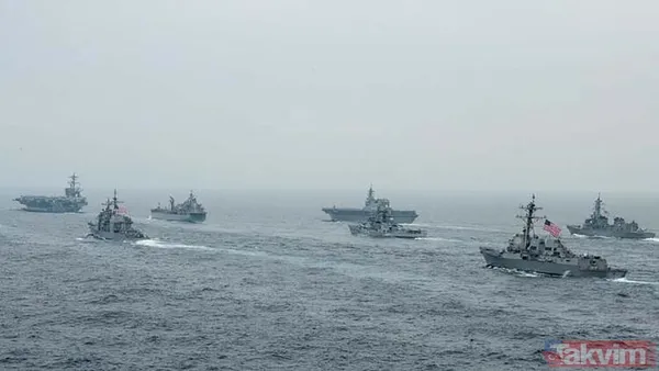 SON DAKİKA: Dünyayı ayağa kaldıran görüntüler! Çölde önce uçak gemisi şimdi de F-35... - 9