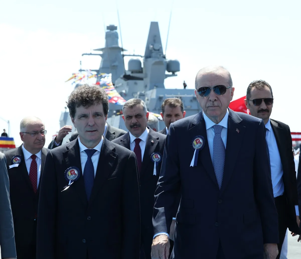 Başkan Erdoğan gemi teslimat töreninde açıkladı: "Bir ilki gerçekleştirdik"-7