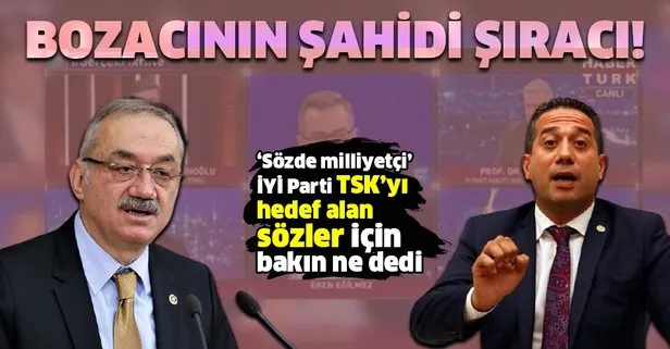 CHP'li Ali Mahir Başarır'ın TSK'yı hedef alan açıklamalarına İYİ Parti'den destek