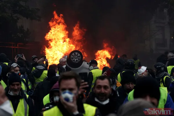 Paris'teki son gösterilerin faturası ağır oldu - 39