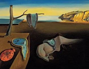 Salvador Dali’nin hangi eserinde eriyen saatler resmedilmiştir?