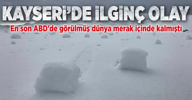 İlk ABD'de görülmüştü! Kayseri'de şok görüntü!