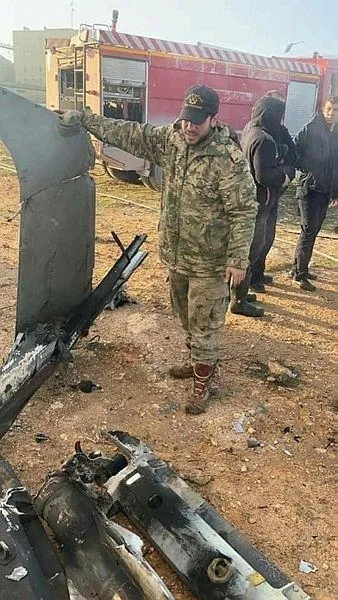 Libya'da UMH güçleri darbeci Hafter'e ait bir SİHA'yı düşürdü-3