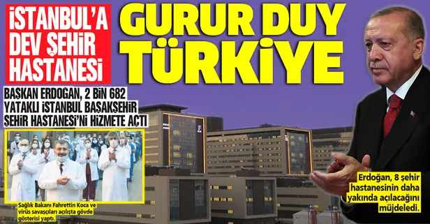 Başakşehir İkitelli Şehir Hastanesi’nin ilk etabı hizmete girdi