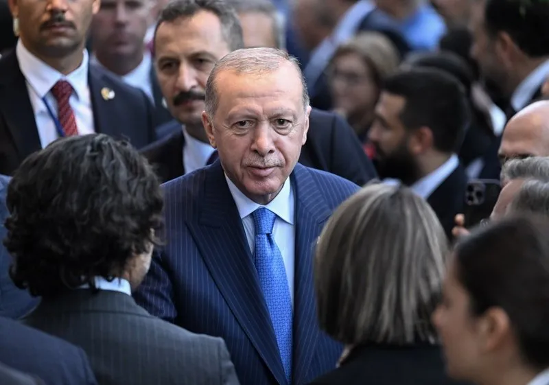 Başkan Recep Tayyip Erdoğan ABD'den (AA)