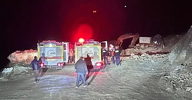 Sivas’ta demir madeni ocağında göçük! Şantiye müdürü enkaz altında