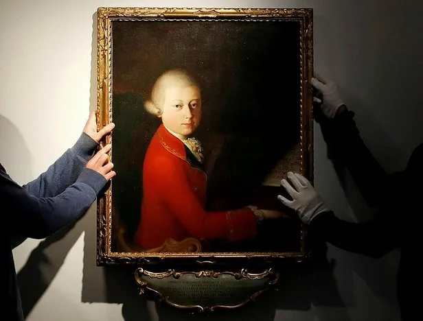 Mozart'ın çocukluk portesi 4 milyon euroya satıldı-1