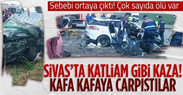 Sivas'ta feci kaza: Çok sayıda ölü ve yaralı var