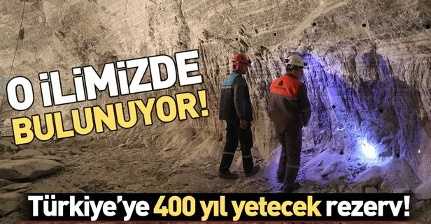Çankırı’da, Türkiye’ye 400 yıl yetecek rezerv!