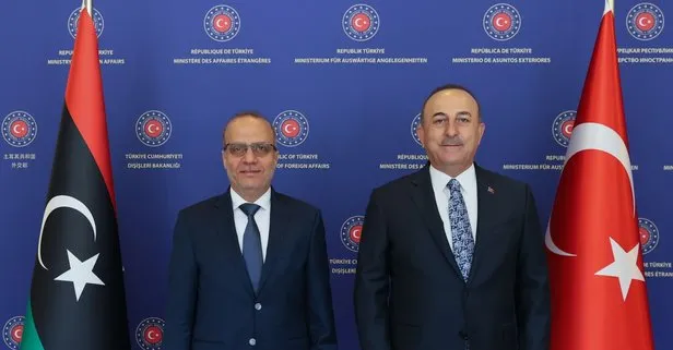 Dışişleri Bakanı Çavuşoğlu Libya Başkanlık Konseyi Başkan Yardımcısı Lafi ile görüştü