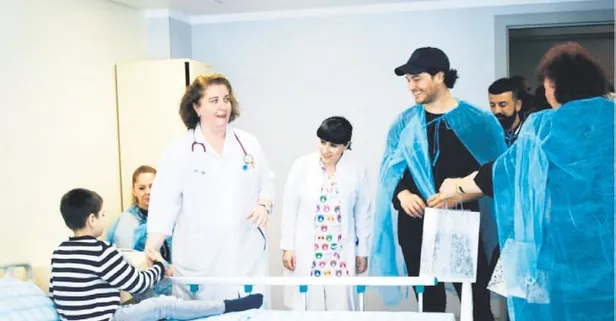 Çağatay Ulusoy’dan alkışlık hareket! Gürcistan’daki kanser tedavisi gören minikleri ziyaret etti