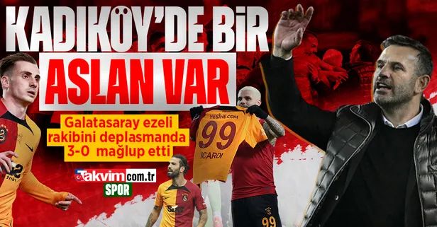 Galatasaray Kadıköy'de Fenerbahçe'yi devirdi! Fenerbahçe 0-3 Galatasaray | MAÇ SONUCU ÖZET
