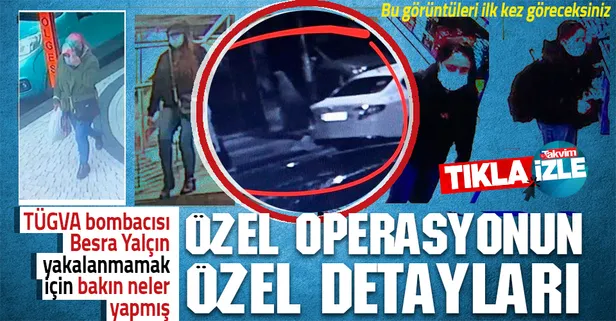 TÜGVA'ya saldıran terörist Besra Yalçın paketlendi! Binlerce kamera incelendi, 3 kez kıyafet değiştirmiş: Özel görüntüler...