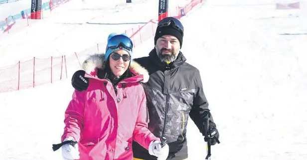 Murat Aşık ile Gökçen Paprika’dan kar üstünde mutluluk pozu