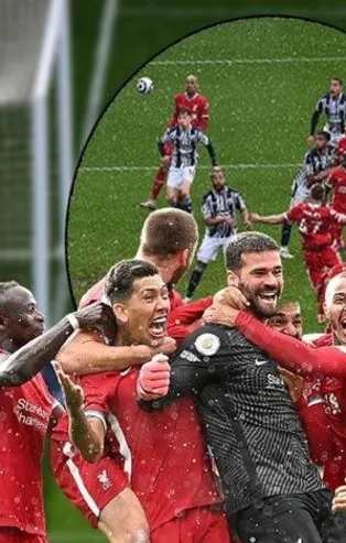 Alisson Becker 90+5'te Liverpool'a hayat verdi! Korner için kalesini terk etti, golü attı