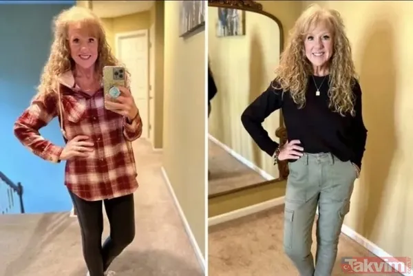 2 çocuk sonrası 38 bedene böyle indi! 57 yaşında 135 kilodan 62'ye düştü! "Sadece 1-2 kilo veririm diye düşünmüştüm..." - 8