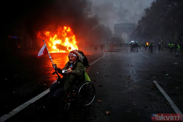 Paris'teki son gösterilerin faturası ağır oldu - 47