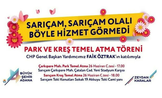 CHP’li Faik Öztrak’ın Adana'da attığı temel toprakla kapandı! Projenin ruhsatı bile olmadığı ortaya çıktı-3