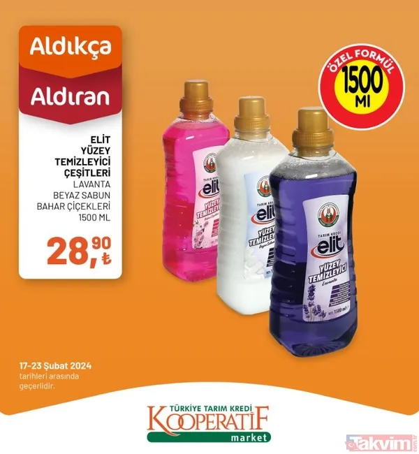 Tarım Kredi KATALOĞU 19-23 Şubat 2024 FİYAT LİSTESİ! Kooperatif market 32 üründe fiyatları indirdi! 2 katlı 6'lı kağıt havlu 54.90 TL... - 22