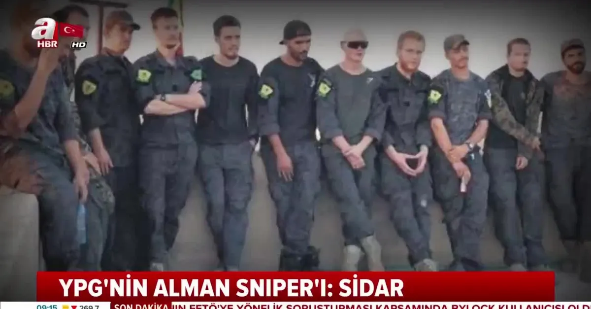 YPG safında Alman sniper'ı! Kod adı: Sidar