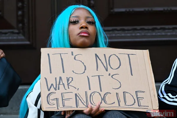 İngiltere'de on binlerce kişi Filistin için tek ses oldu: Gazze'de soykırıma son verin - 10