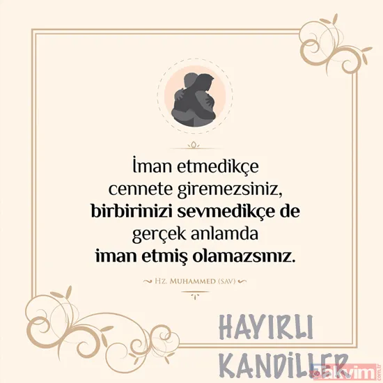 Regaip Kandili sözleri Resimli kandil mesajları - 2019 hadisli ayetli güzel Regaip kandili sözleri - 12