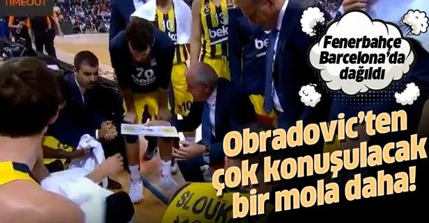 Fenerbahçe Beko Başantrenörü Zeljko Obradovic’ten çok konuşulacak bir mola daha!
