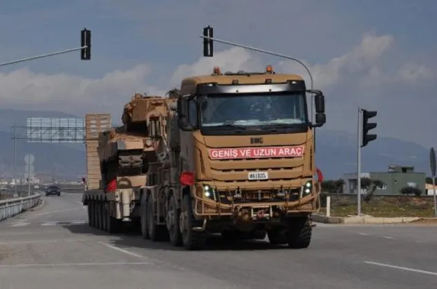 Son dakika: Suriye'ye tank sevkiyatı