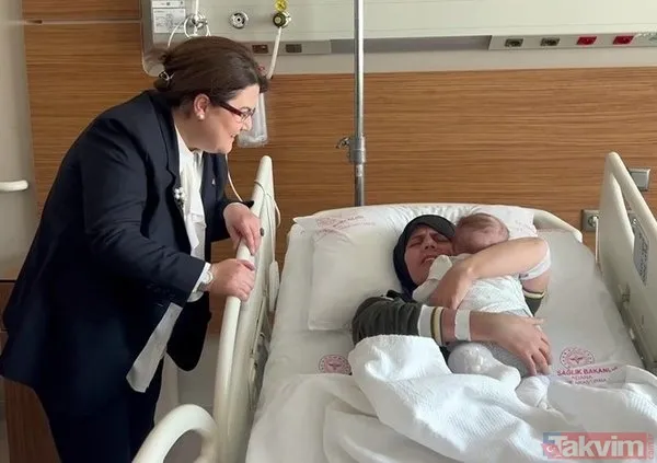 Asrın felaketinde Türkiye’nin konuştuğu “Mucize Bebek” annesine kavuştu! - 6