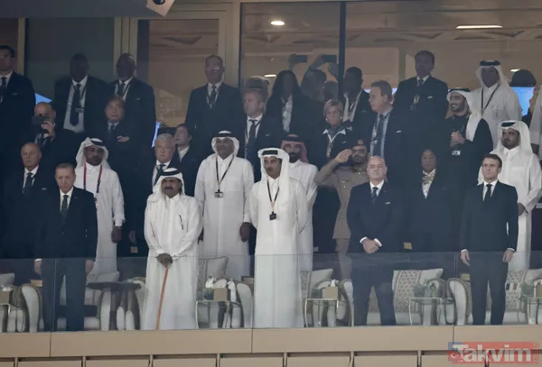 Başkan Recep Tayyip Erdoğan Katar'da dev finali takip etti! Al Sani ile görüştü - 12