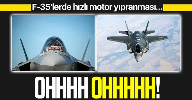 Hollanda Savunma Bakanlığı: F-35’lerde hızlı motor yıpranması yaşandı