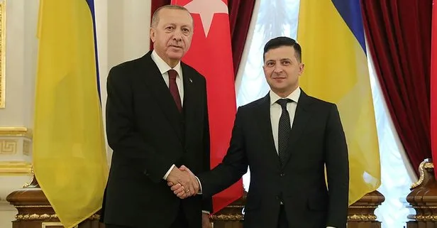 Başkan Erdoğan, Ukrayna Devlet Başkanı Zelenski ile görüştü