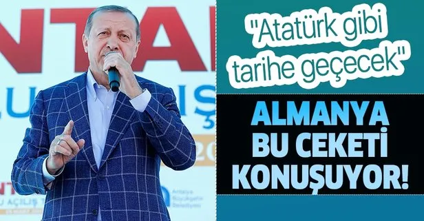 Başkan Erdoğan’ın ’ekose ceketleri’ Alman Die Welt gazetesinde! Atatürk gibi tarihe geçecek