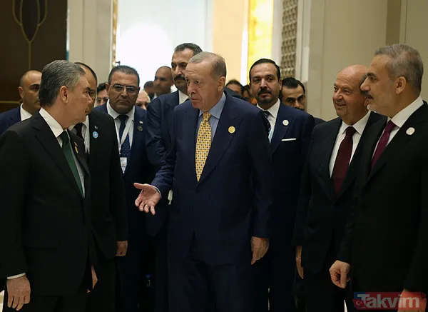 Azerbaycan'da "Türk" zirvesi! Aliyev Başkan Erdoğan'ı böyle karşıladı - 13