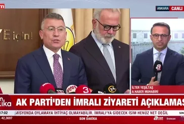 AK Parti'den İmralı açıklaması!