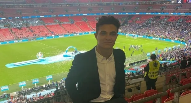 Formula 1 takımlarından McLaren'in genç pilotu Lando Norris saldırıya uğradı! EURO 2020 finali sonrası...-2