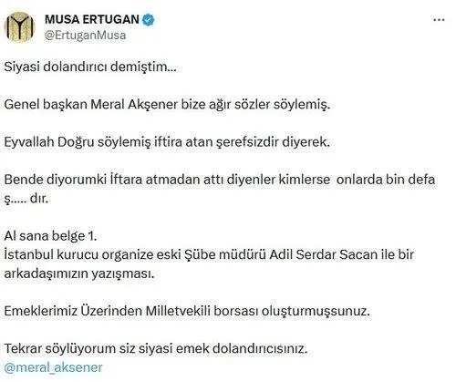 İYİ Parti’de skandal! 3 milyon dolara vekillik satılan kişi Fırat Çakıroğlu’nun katilini fonlayan Seyithan İzsiz çıktı