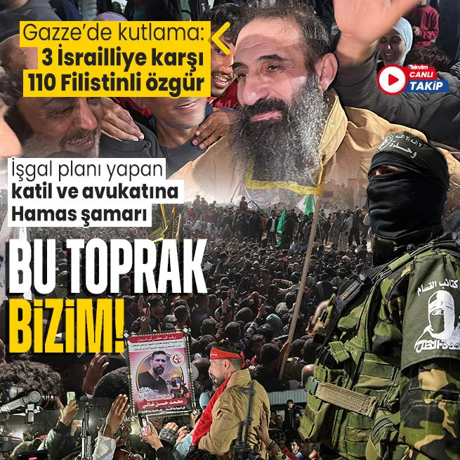 CANLI TAKİP | Gazzede esir takasında üçüncü tur! 3 İsrailliye karşı 110 Filistinli özgür