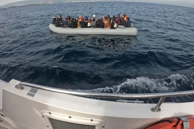 Muğla'da 48 düzensiz göçmen kurtarıldı