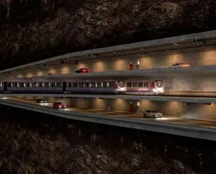 3 katlı tünel geliyor