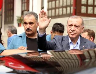 Başkan Erdoğan'a Rize ve Trabzon'da vatandaşlardan yoğun ilgi