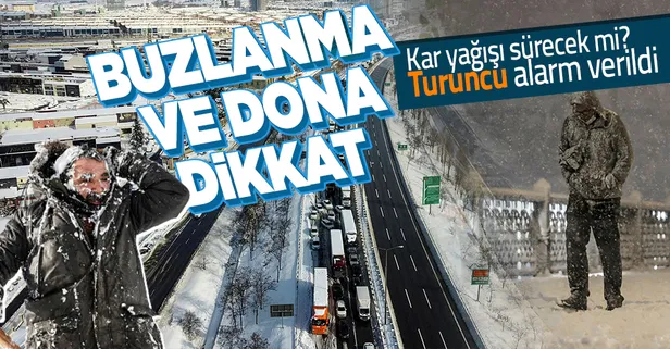 Son dakika: HAVA DURUMU I İstanbul'da kar esareti ne zaman bitecek? 32 kent için turuncu alarm verildi! Meteorolojiden kritik uyarılar
