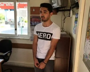 ’Hero’ tişörtlü haşhaşi tutuklandı
