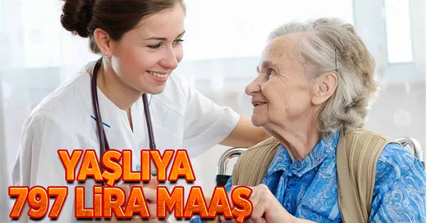 Yaşlıya 797 lira maaş